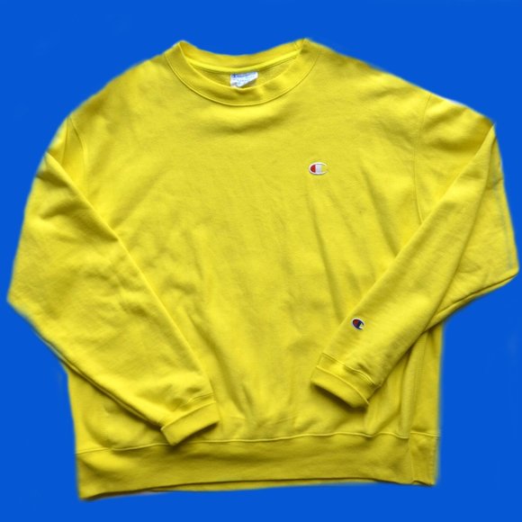 Champion Other - Highlighter yellow Champion sweatshirt